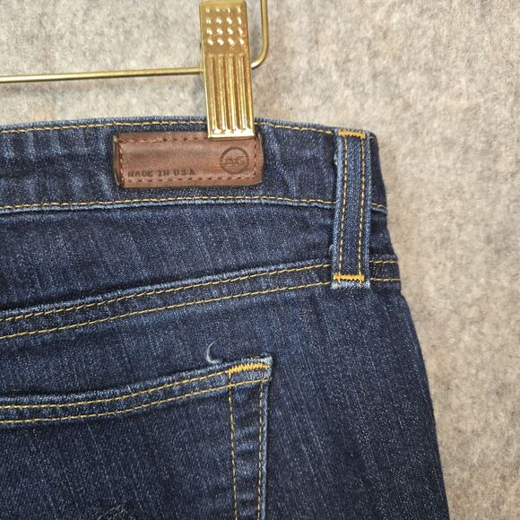 AG Adriano Goldschmied The Stilt Cigarette Jeans Women 29R Blue Slim Made in USA - Picture 5 of 12